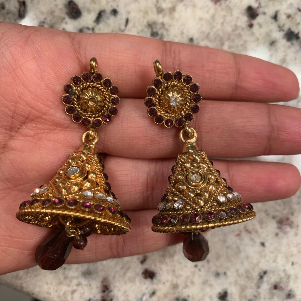 Indian jhumki earrings